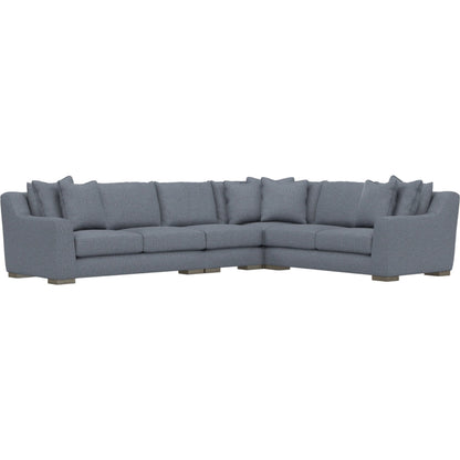 Gabi 4-Piece Fabric Sectional by Bernhardt in wdf, 789 portobello. Made from unique in a unique style.