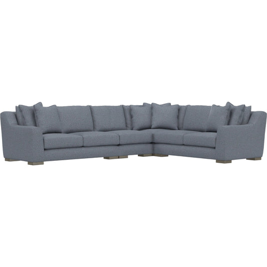 Gabi 4-Piece Fabric Sectional by Bernhardt in wdf, 789 portobello. Made from unique in a unique style.