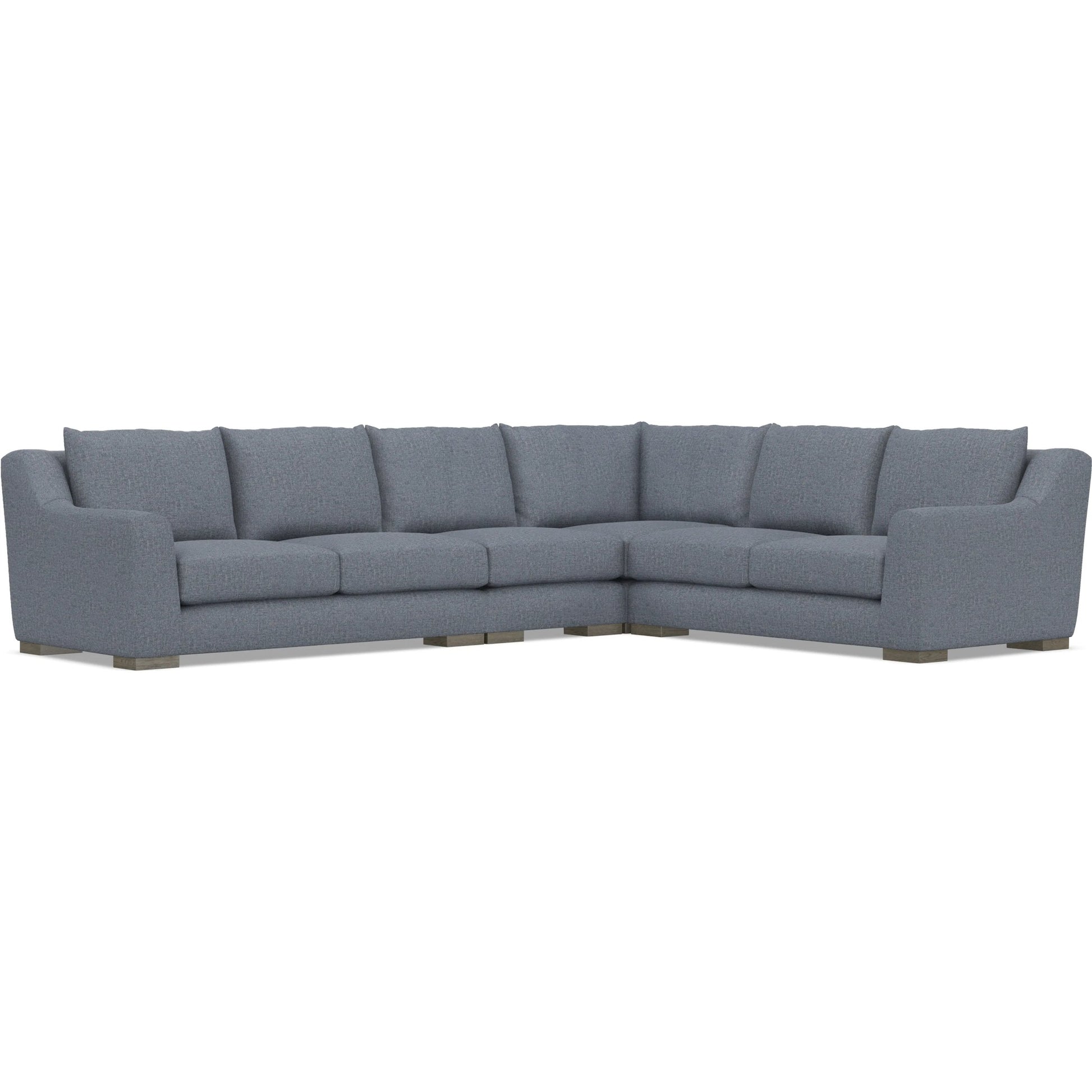 Gabi 4-Piece Fabric Sectional by Bernhardt in wdf, 789 portobello. Made from unique in a unique style.