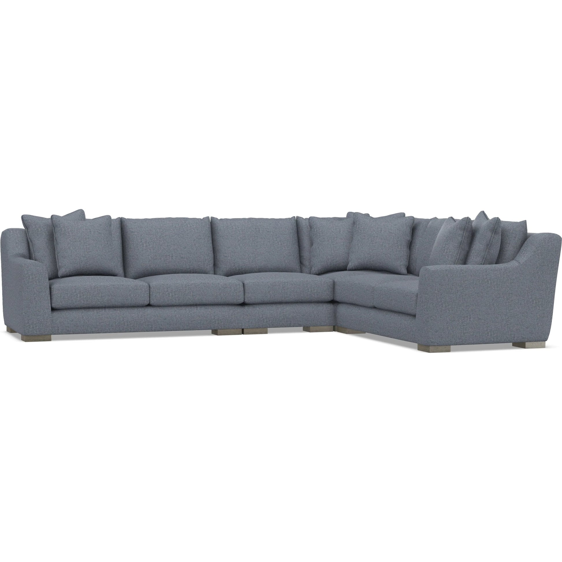 Gabi 4-Piece Fabric Sectional by Bernhardt in wdf, 789 portobello. Made from unique in a unique style.