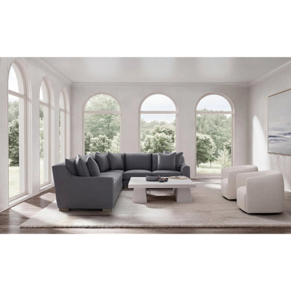 Gabi 4-Piece Fabric Sectional by Bernhardt in wdf, 789 portobello. Made from unique in a unique style.