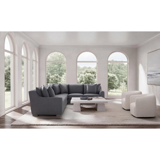 Gabi 4-Piece Fabric Sectional by Bernhardt in wdf, 789 portobello. Made from unique in a unique style.
