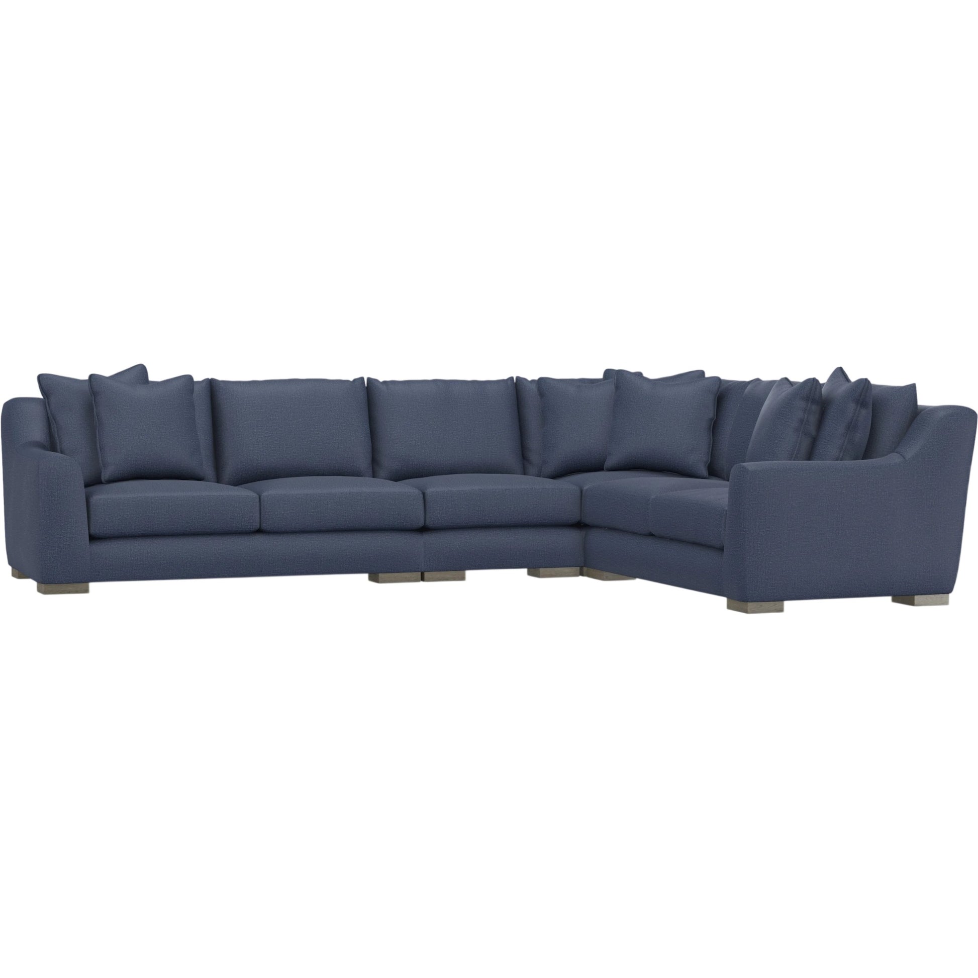 Gabi 4-Piece Fabric Sectional by Bernhardt in wdf, 789 portobello. Made from unique in a unique style.