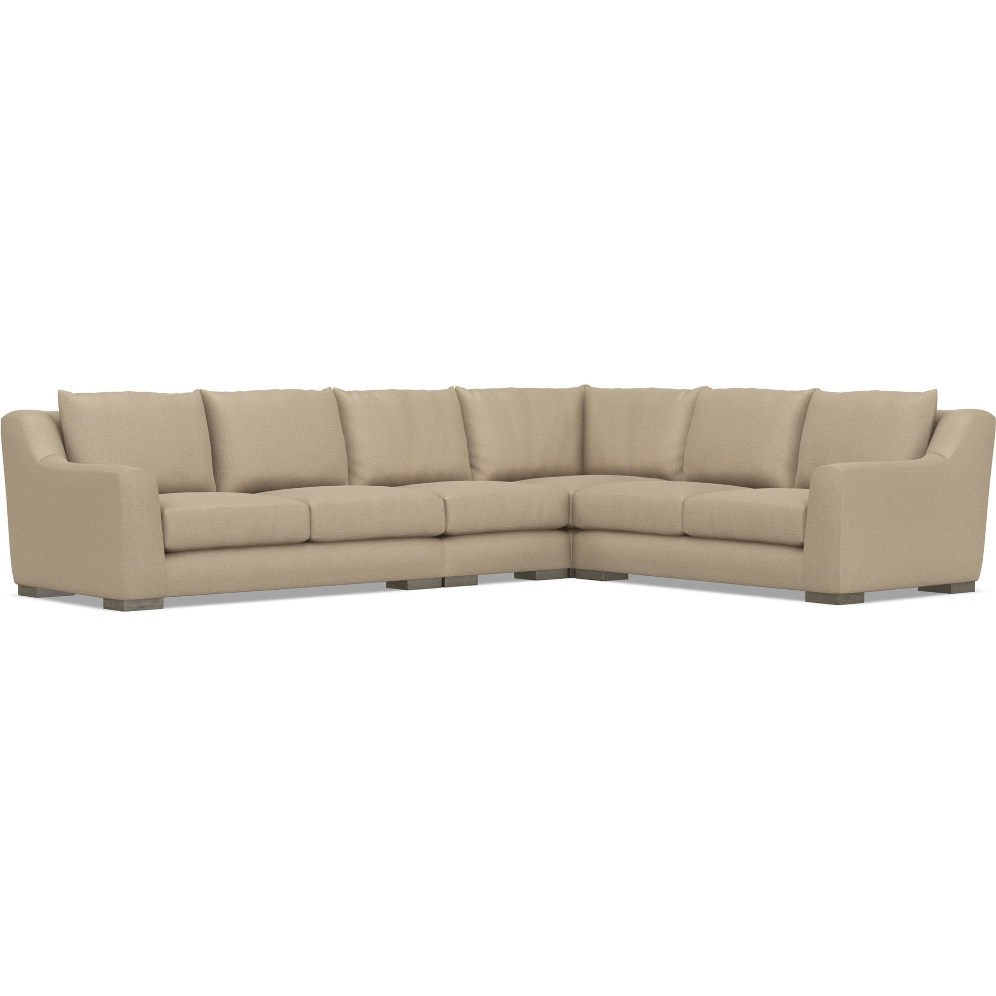 Gabi 4-Piece Fabric Sectional by Bernhardt in wdf, 789 portobello. Made from unique in a unique style.