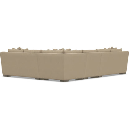 Gabi 4-Piece Fabric Sectional by Bernhardt in wdf, 789 portobello. Made from unique in a unique style.