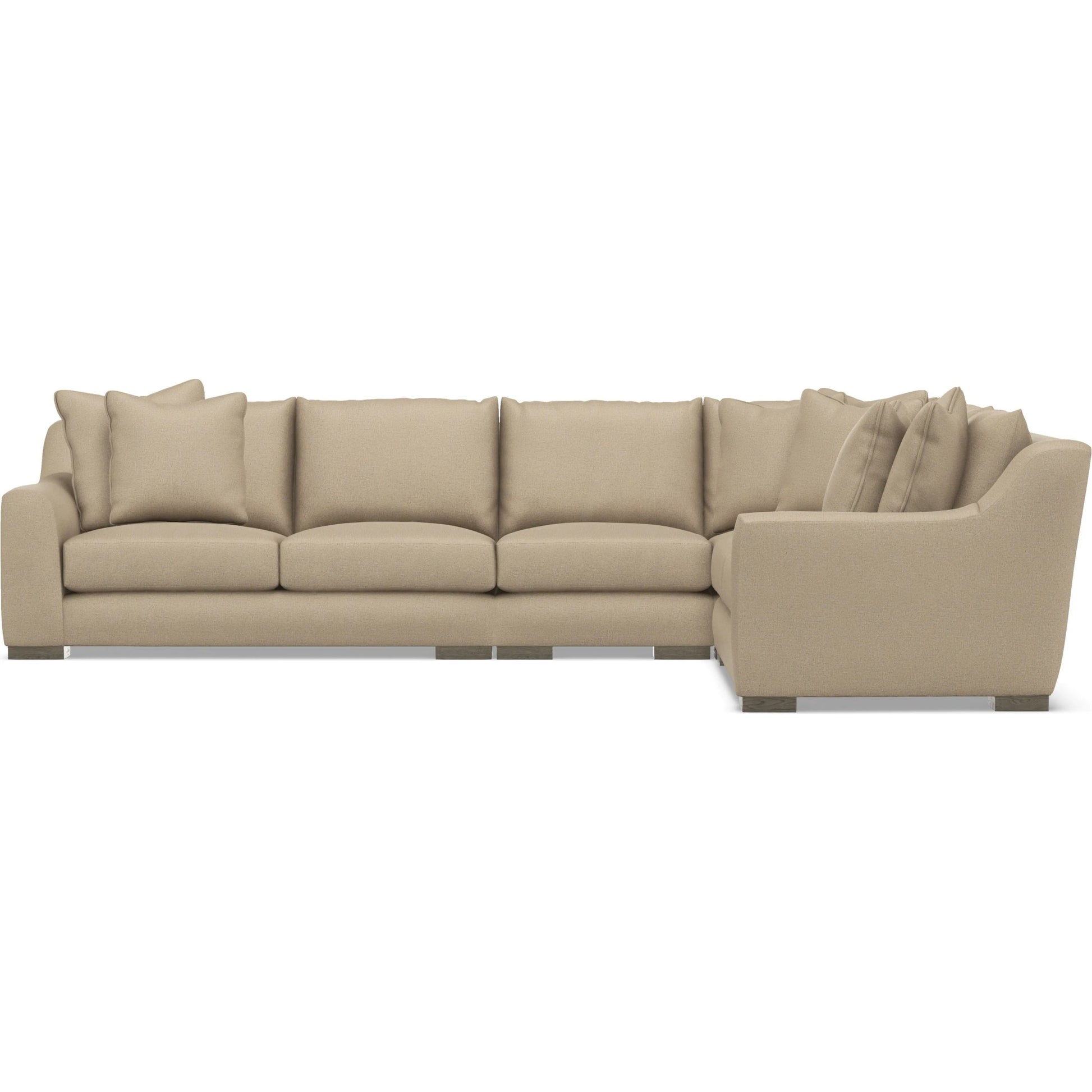 Gabi 4-Piece Fabric Sectional by Bernhardt in wdf, 789 portobello. Made from unique in a unique style.
