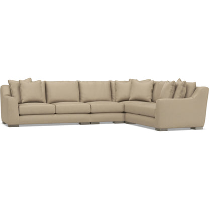 Gabi 4-Piece Fabric Sectional by Bernhardt in wdf, 789 portobello. Made from unique in a unique style.