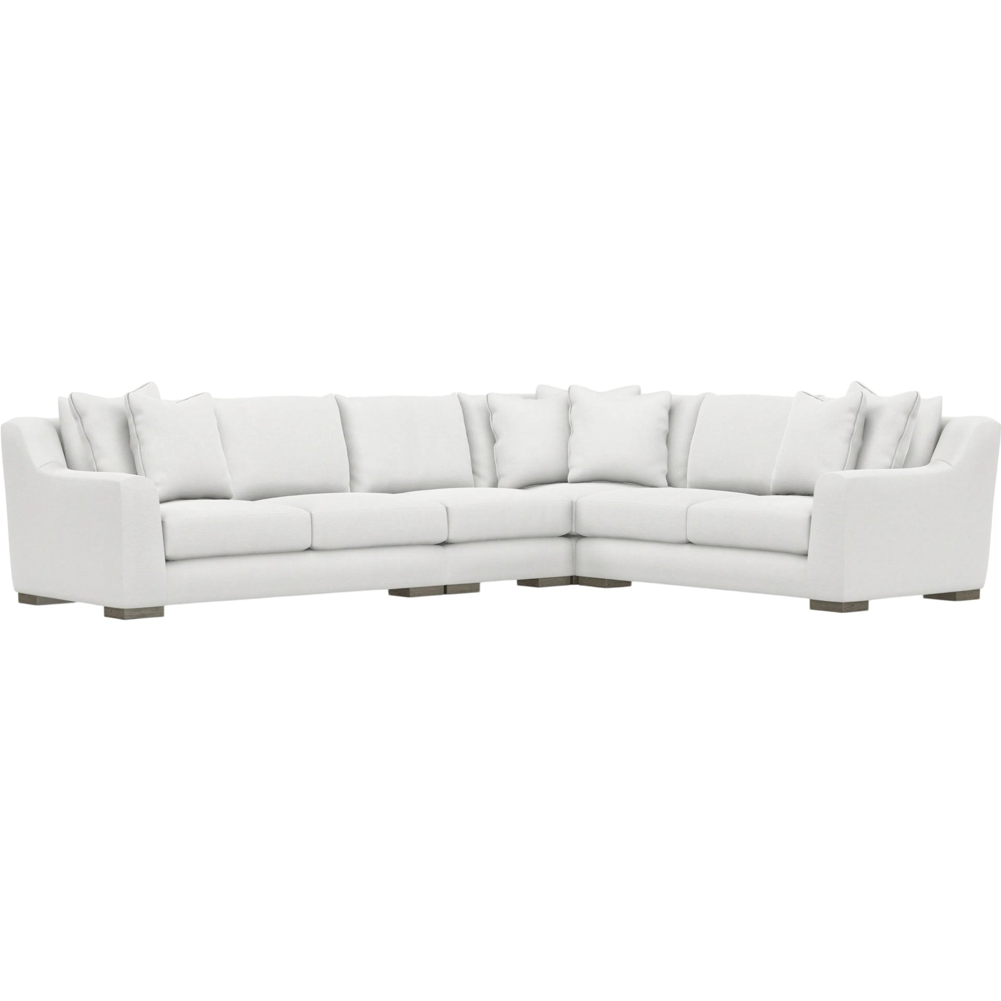 Gabi 4-Piece Fabric Sectional by Bernhardt in wdf, 789 portobello. Made from unique in a unique style.