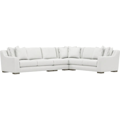 Gabi 4-Piece Fabric Sectional by Bernhardt in wdf, 789 portobello. Made from unique in a unique style.