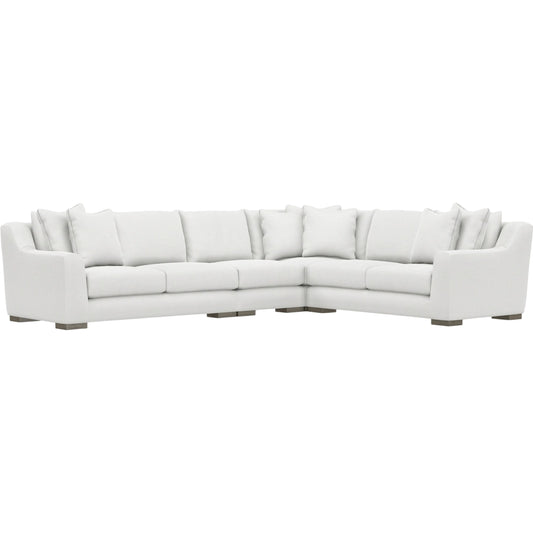 Gabi 4-Piece Fabric Sectional by Bernhardt in wdf, 789 portobello. Made from unique in a unique style.