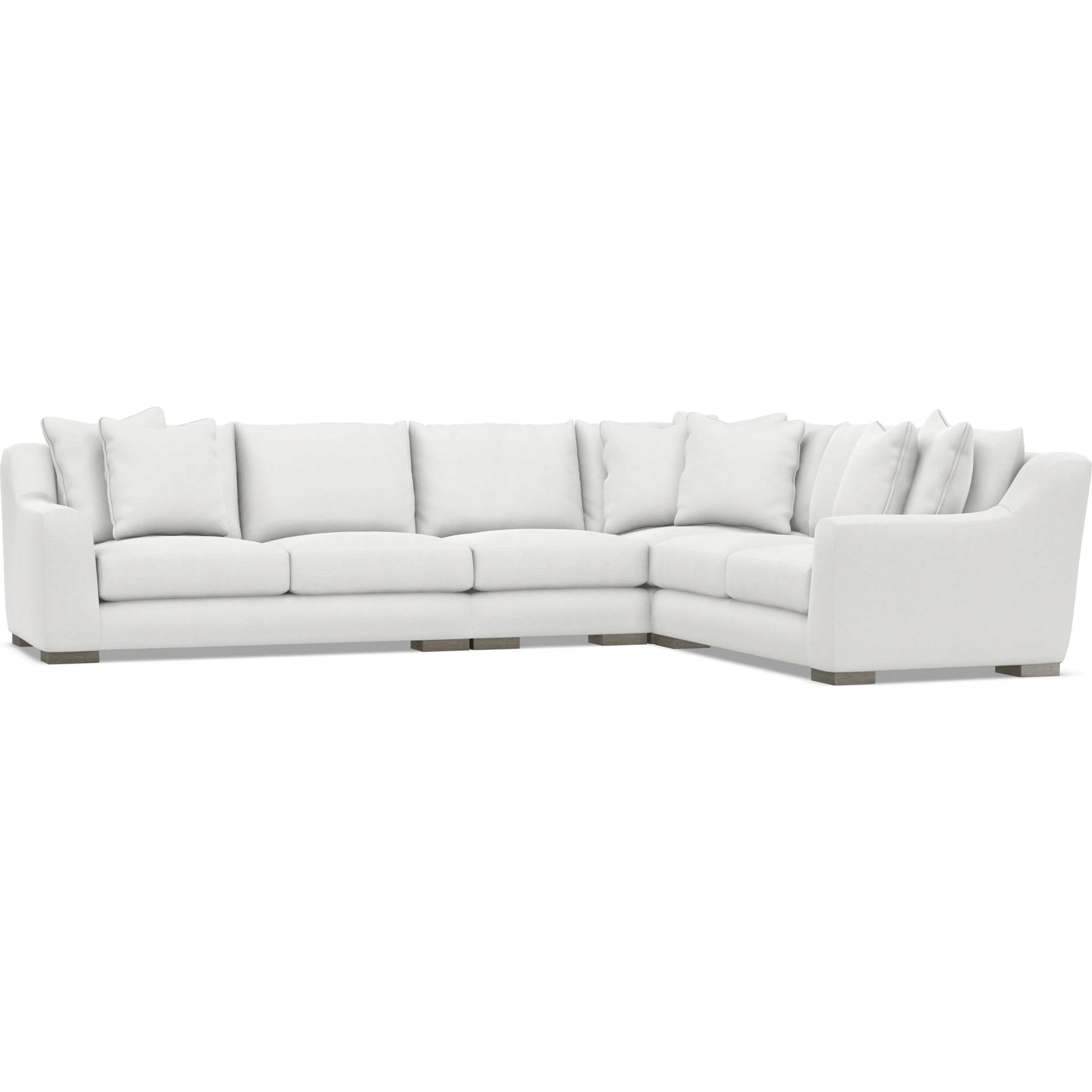 Gabi 4-Piece Fabric Sectional by Bernhardt in wdf, 789 portobello. Made from unique in a unique style.