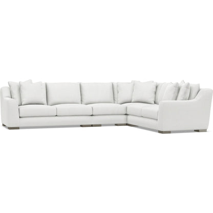 Gabi 4-Piece Fabric Sectional by Bernhardt in wdf, 789 portobello. Made from unique in a unique style.