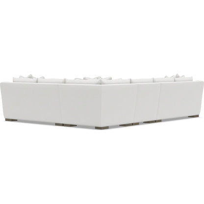 Gabi 4-Piece Fabric Sectional by Bernhardt in wdf, 789 portobello. Made from unique in a unique style.