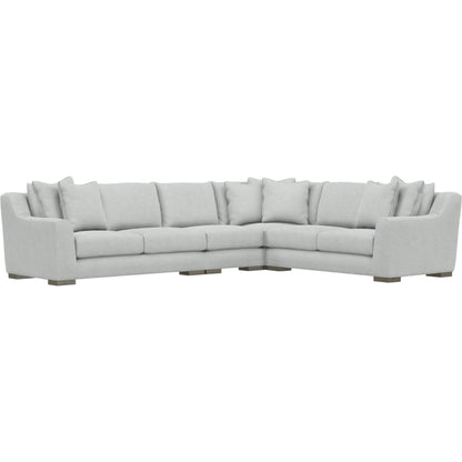 Gabi 4-Piece Fabric Sectional by Bernhardt in wdf, 789 portobello. Made from unique in a unique style.