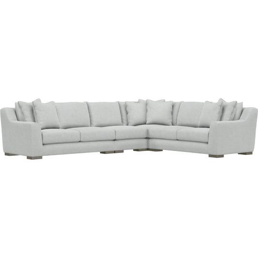 Gabi 4-Piece Fabric Sectional by Bernhardt in wdf, 789 portobello. Made from unique in a unique style.