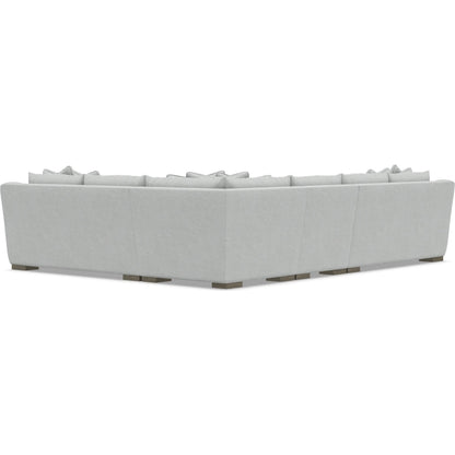 Gabi 4-Piece Fabric Sectional by Bernhardt in wdf, 789 portobello. Made from unique in a unique style.