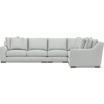 Gabi 4-Piece Fabric Sectional by Bernhardt in wdf, 789 portobello. Made from unique in a unique style.
