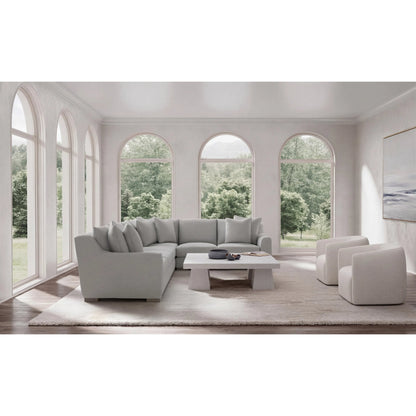 Gabi 4-Piece Fabric Sectional by Bernhardt in wdf, 789 portobello. Made from unique in a unique style.