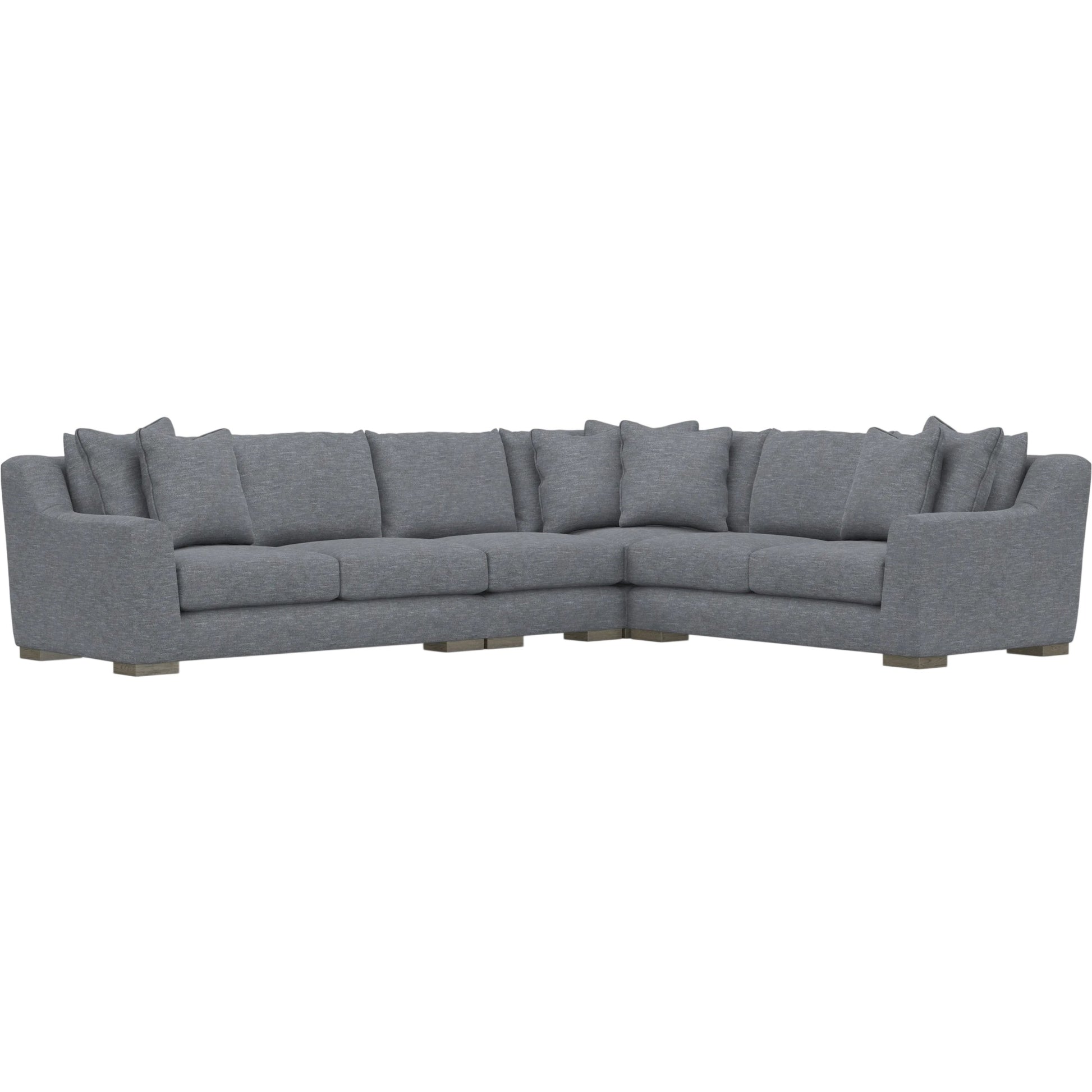 Gabi 4-Piece Fabric Sectional by Bernhardt in wdf, 789 portobello. Made from unique in a unique style.