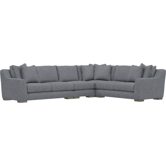 Gabi 4-Piece Fabric Sectional by Bernhardt in wdf, 789 portobello. Made from unique in a unique style.