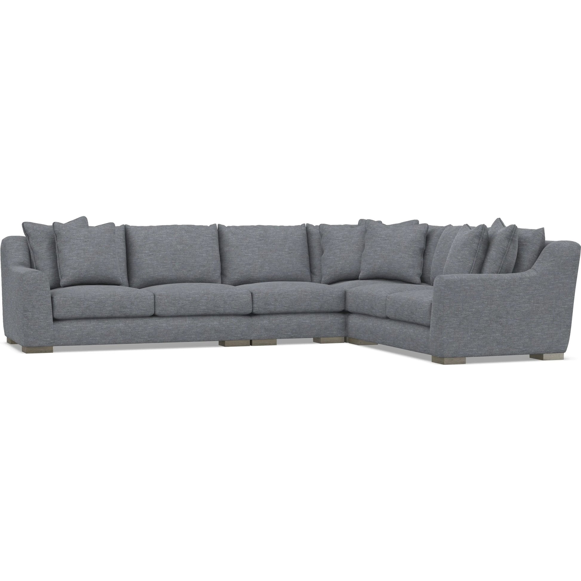 Gabi 4-Piece Fabric Sectional by Bernhardt in wdf, 789 portobello. Made from unique in a unique style.
