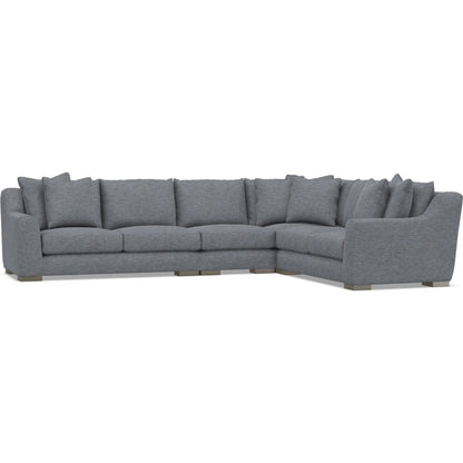 Gabi 4-Piece Fabric Sectional by Bernhardt in wdf, 789 portobello. Made from unique in a unique style.