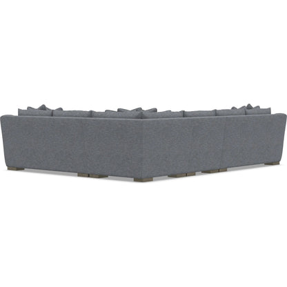 Gabi 4-Piece Fabric Sectional by Bernhardt in wdf, 789 portobello. Made from unique in a unique style.