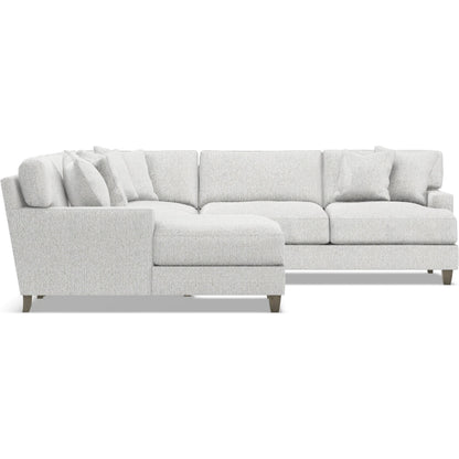 Mila 4-Piece Fabric Sectional by Bernhardt in wdf, 789 portobello. Made from unique in a unique style.