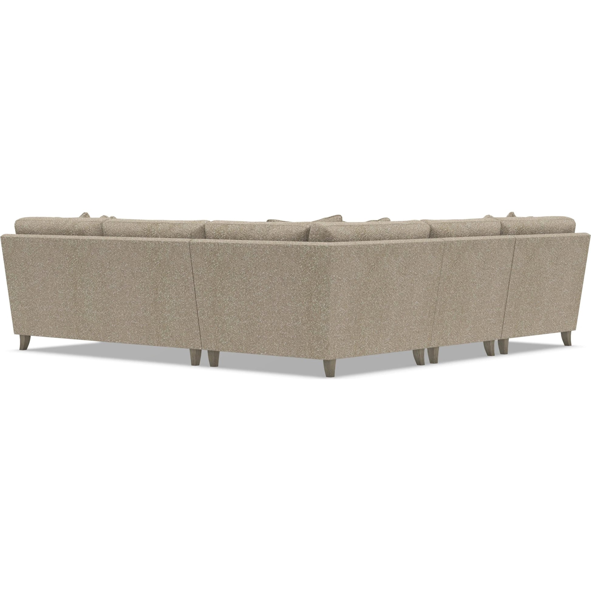 Mila 4-Piece Fabric Sectional by Bernhardt in wdf, 789 portobello. Made from unique in a unique style.