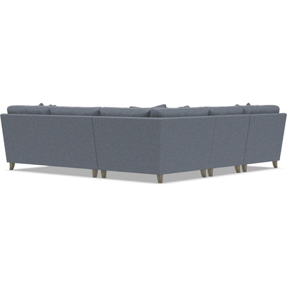 Mila 4-Piece Fabric Sectional by Bernhardt in wdf, 789 portobello. Made from unique in a unique style.