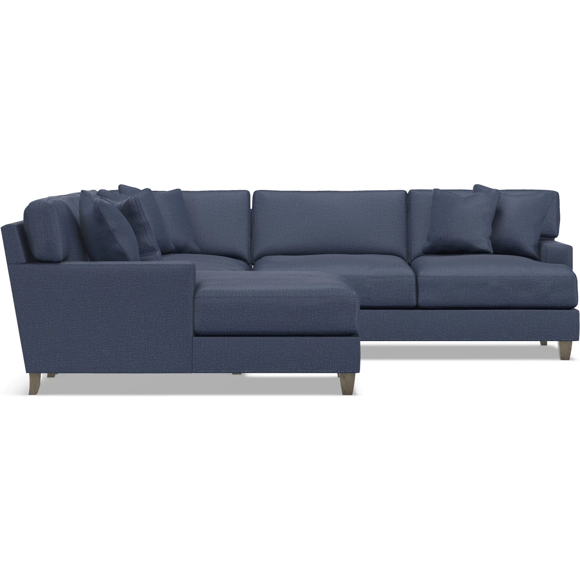 Mila 4-Piece Fabric Sectional by Bernhardt in wdf, 789 portobello. Made from unique in a unique style.