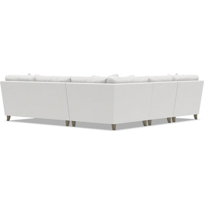 Mila 4-Piece Fabric Sectional by Bernhardt in wdf, 789 portobello. Made from unique in a unique style.