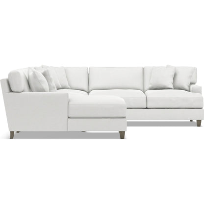Mila 4-Piece Fabric Sectional by Bernhardt in wdf, 789 portobello. Made from unique in a unique style.