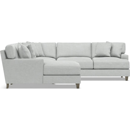 Mila 4-Piece Fabric Sectional by Bernhardt in wdf, 789 portobello. Made from unique in a unique style.