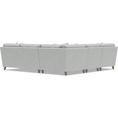 Mila 4-Piece Fabric Sectional by Bernhardt in wdf, 789 portobello. Made from unique in a unique style.