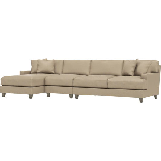 Mila 3-PIECE Fabric Sectional by Bernhardt in wdf, 789 portobello. Made from unique in a unique style.