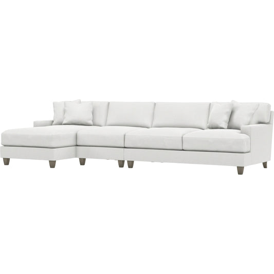 Mila 3-PIECE Fabric Sectional by Bernhardt in wdf, 789 portobello. Made from unique in a unique style.