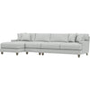 Light Grey Chenille / Left Hand Facing