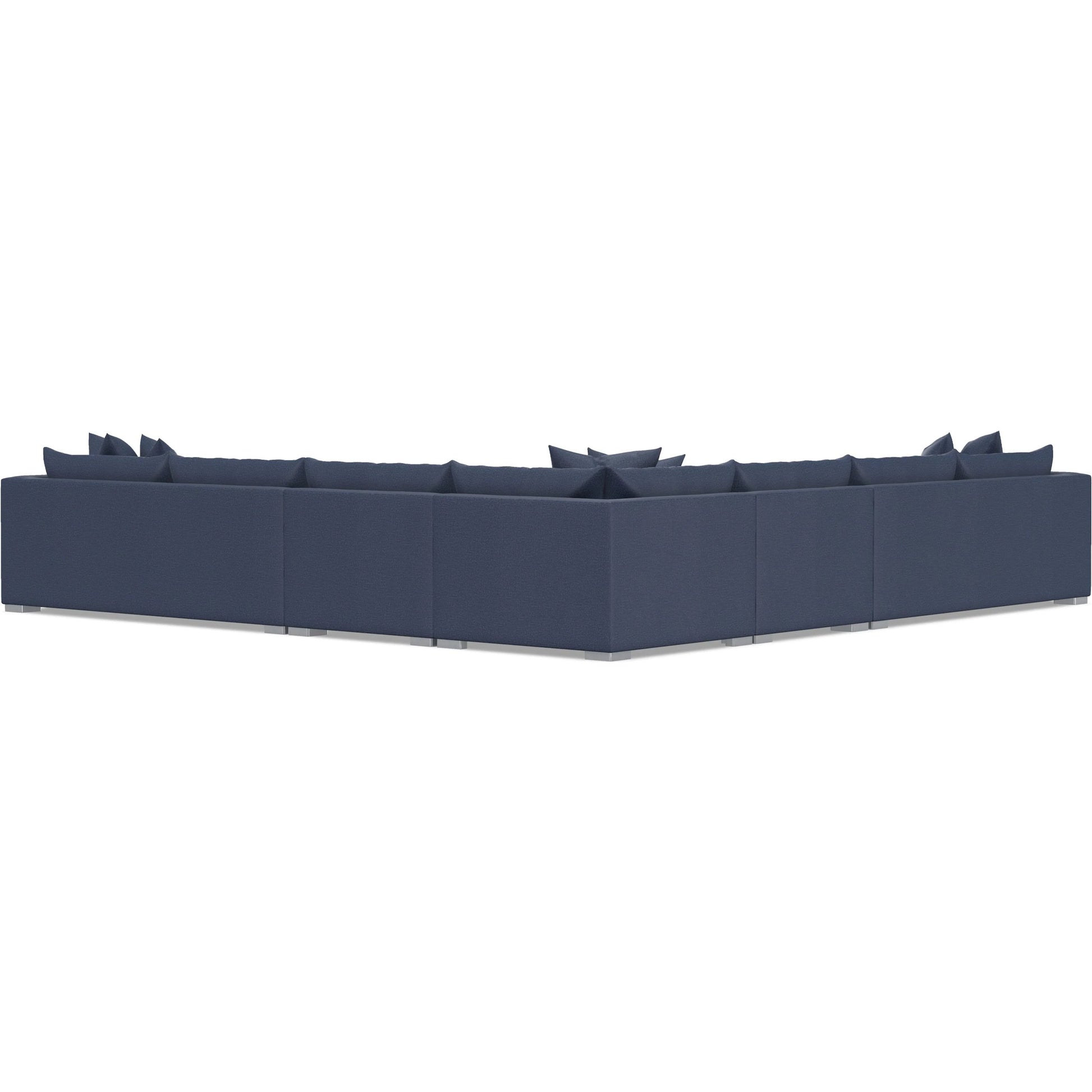 Helena 5-Piece Fabric Sectional by Bernhardt in stainless steel. Made from unique in a unique style.