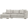 Soft Grey Chenille / Left Hand Facing