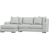 Light Grey Chenille / Left Hand Facing