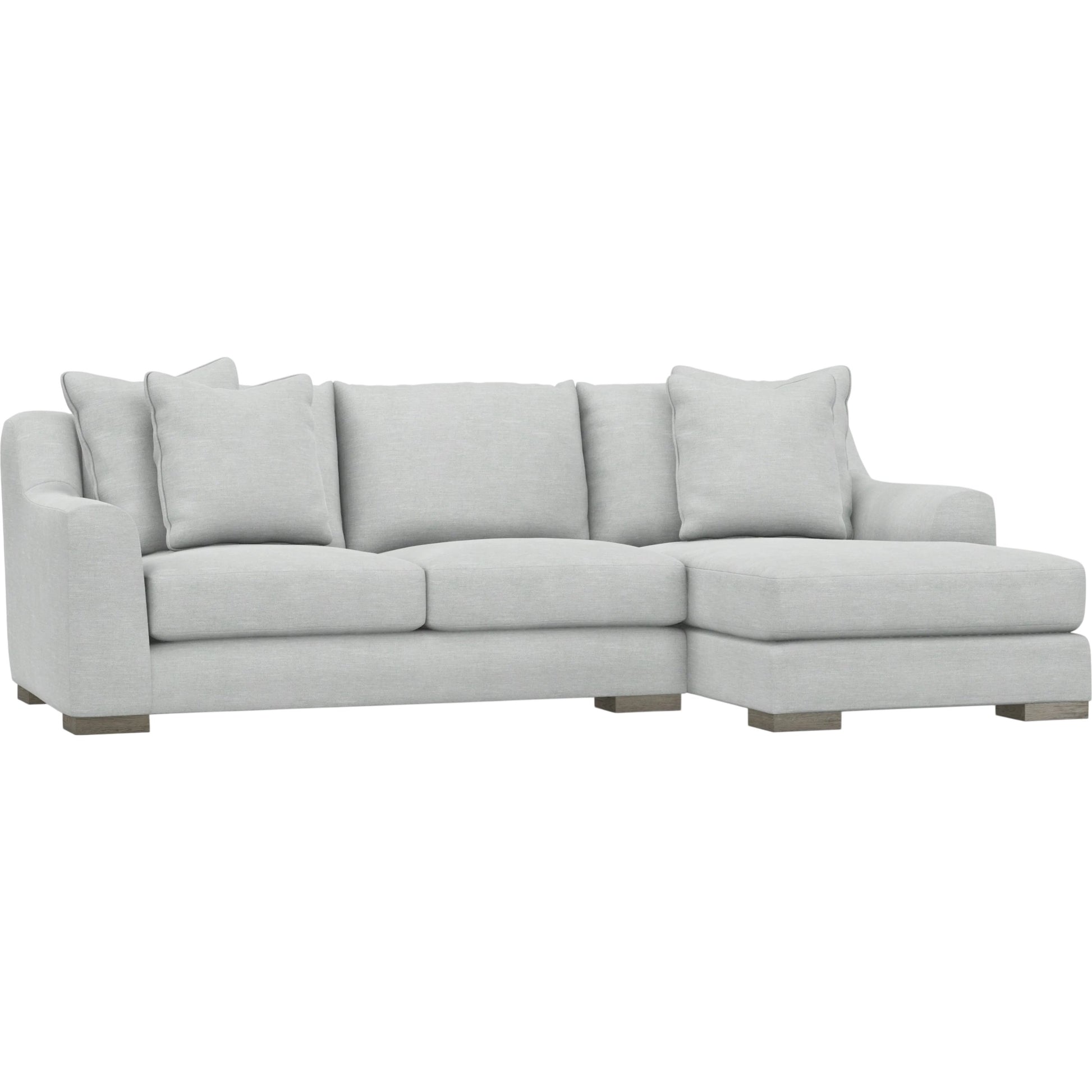 Gabi 2-Piece Fabric Sectional by Bernhardt in wdf, 789 portobello. Made from unique in a unique style.