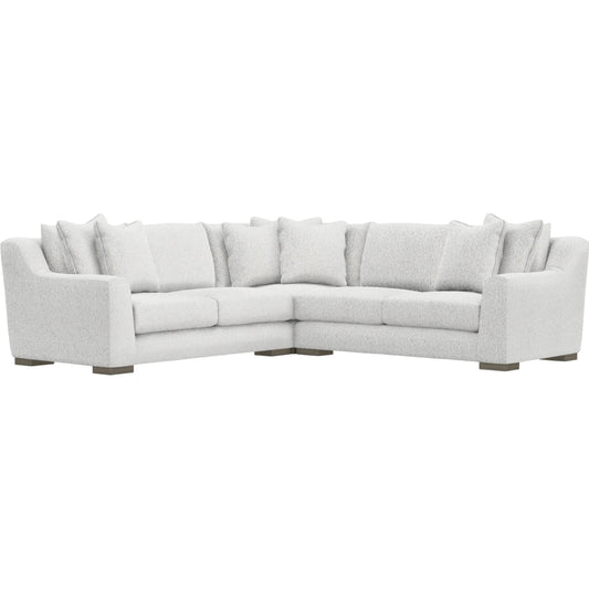 Gabi 3-Piece Fabric Sectional by Bernhardt in wdf, 789 portobello. Made from unique in a unique style.