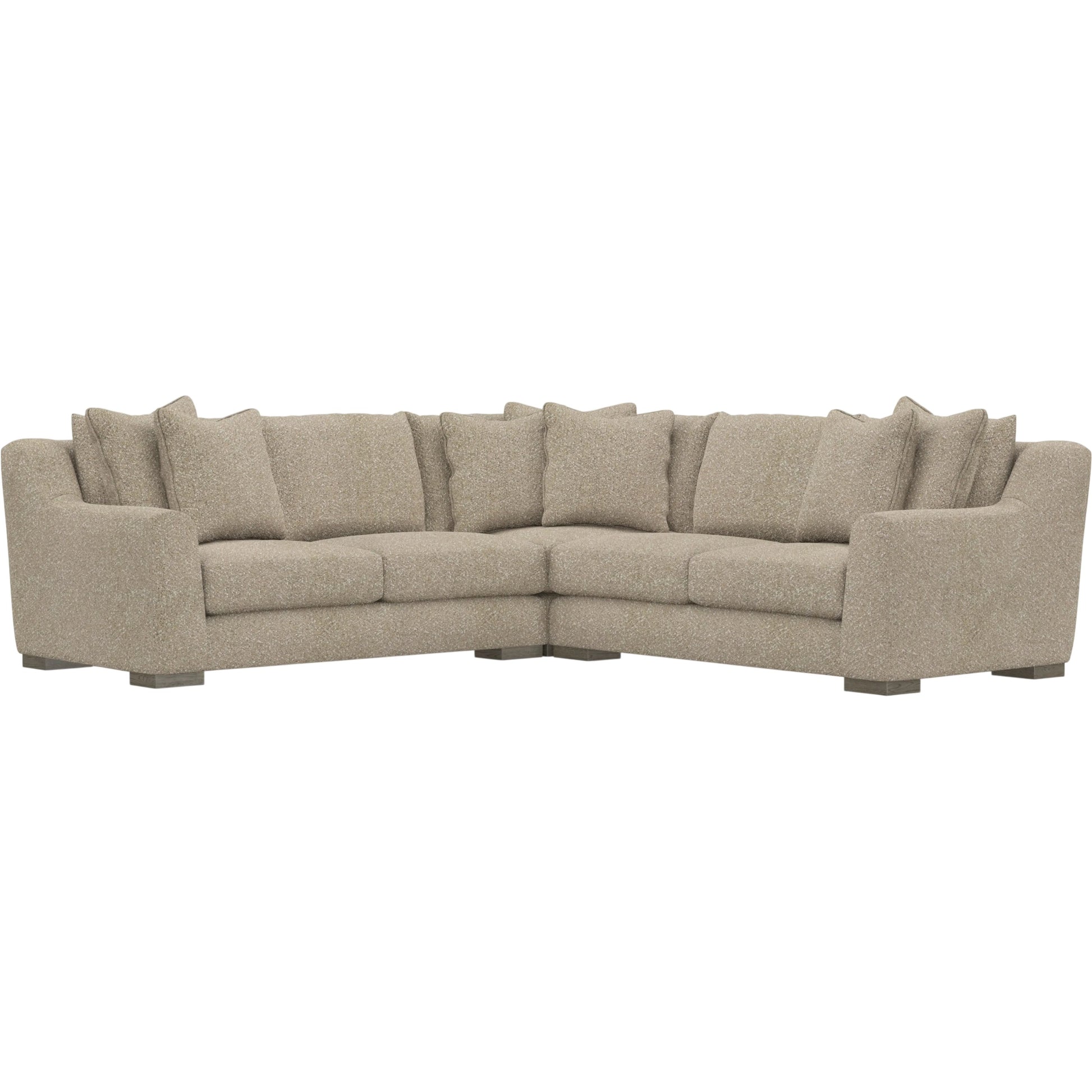 Gabi 3-Piece Fabric Sectional by Bernhardt in wdf, 789 portobello. Made from unique in a unique style.