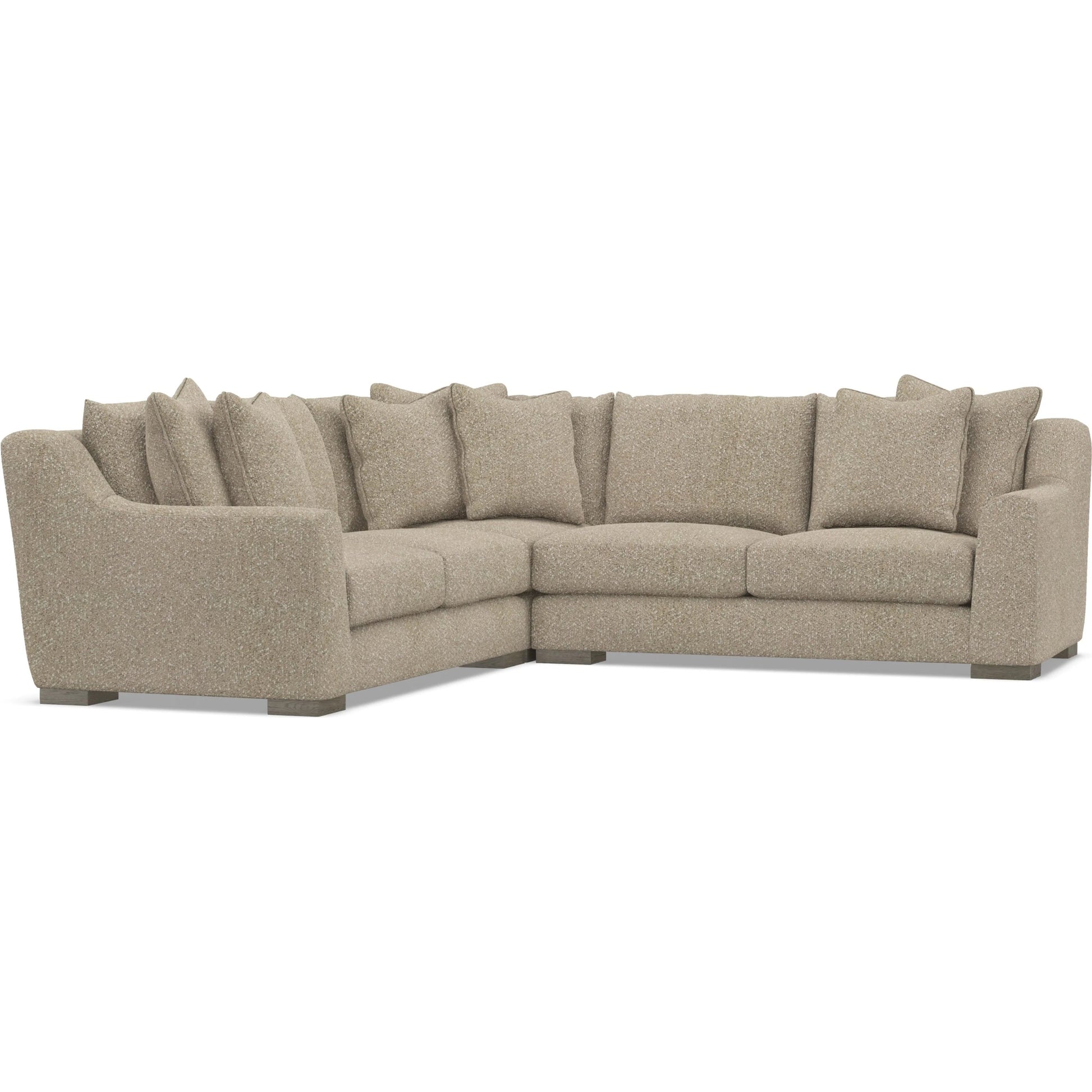 Gabi 3-Piece Fabric Sectional by Bernhardt in wdf, 789 portobello. Made from unique in a unique style.