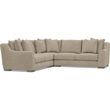 Gabi 3-Piece Fabric Sectional by Bernhardt in wdf, 789 portobello. Made from unique in a unique style.