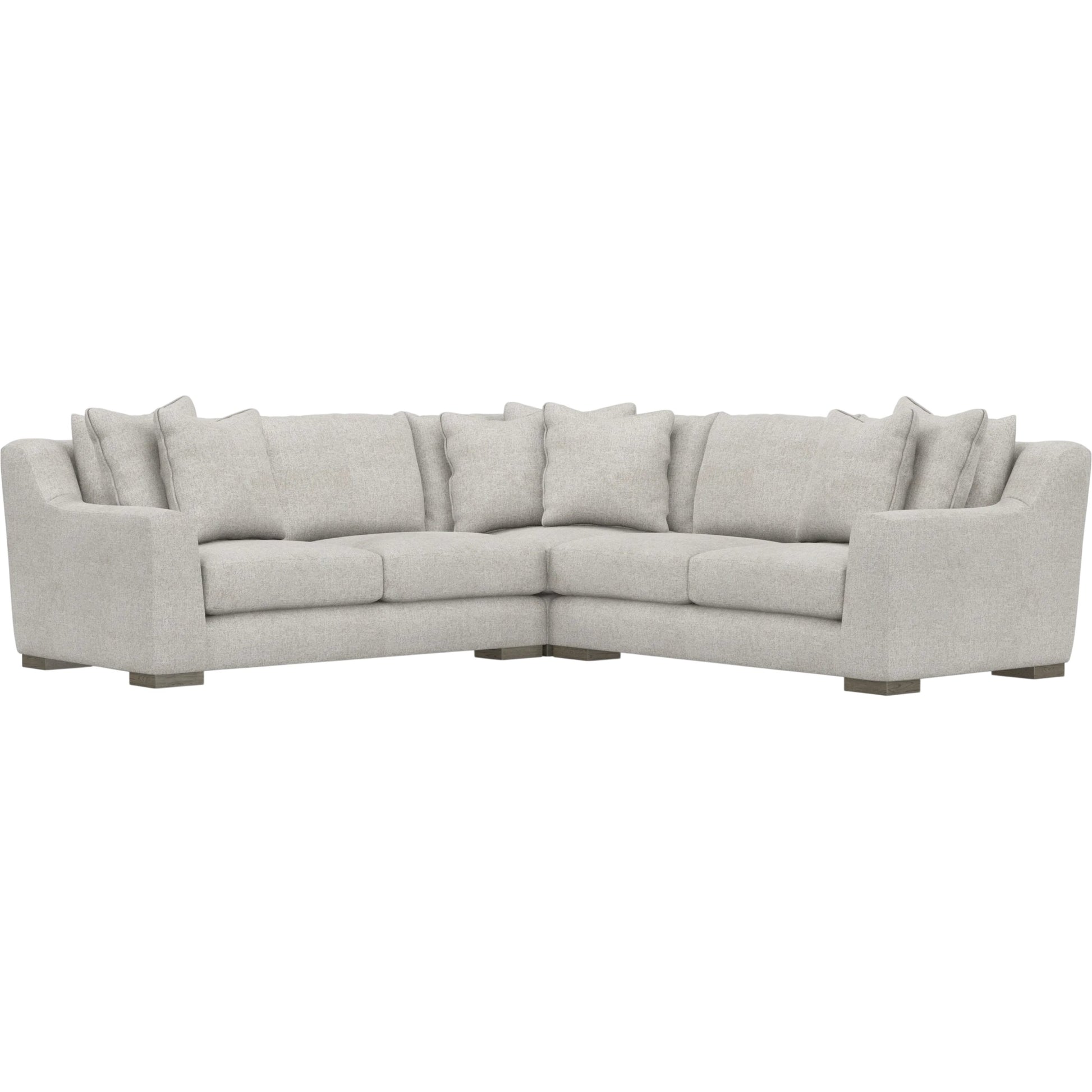 Gabi 3-Piece Fabric Sectional by Bernhardt in wdf, 789 portobello. Made from unique in a unique style.