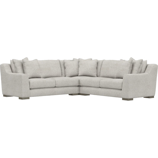 Gabi 3-Piece Fabric Sectional by Bernhardt in wdf, 789 portobello. Made from unique in a unique style.