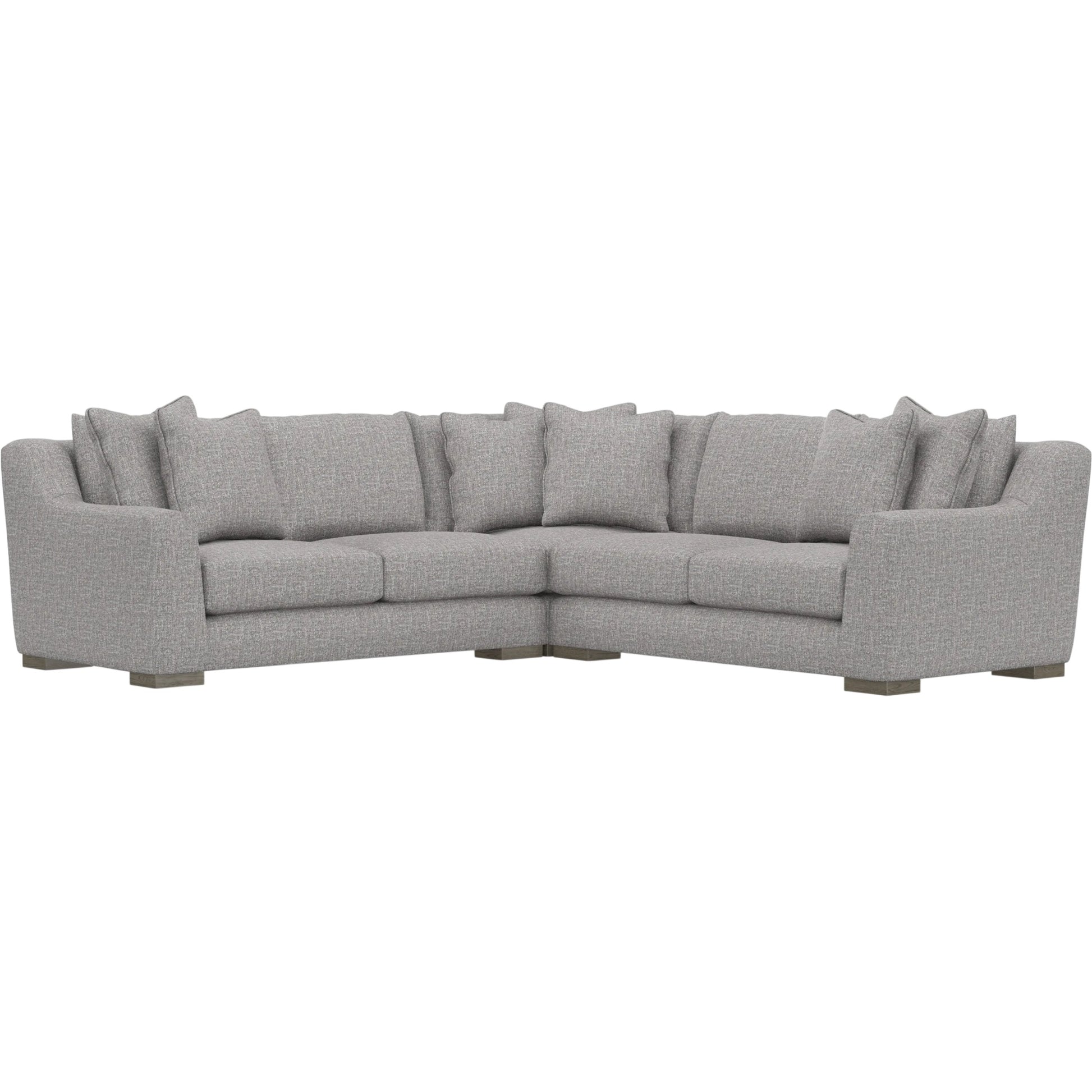 Gabi 3-Piece Fabric Sectional by Bernhardt in wdf, 789 portobello. Made from unique in a unique style.