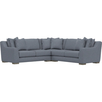 Gabi 3-Piece Fabric Sectional by Bernhardt in wdf, 789 portobello. Made from unique in a unique style.